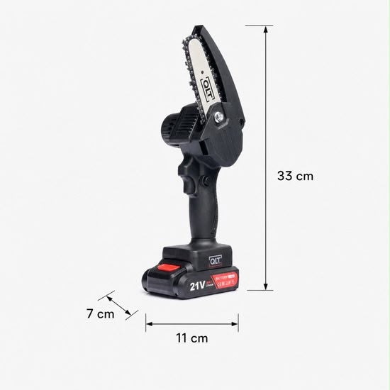Lot mini tronçonneuses sans fil QLT 21V – 300 pièces – QLT