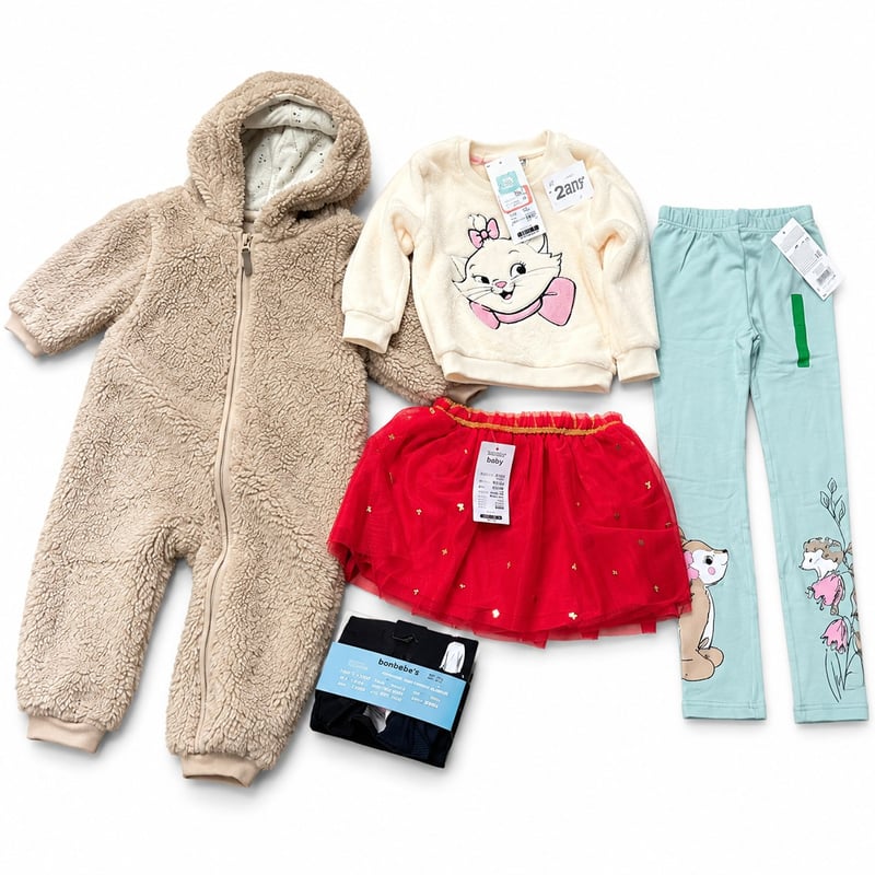 Lot vêtements enfants hiver – box mixte 600 pièces – sans marque communiquée